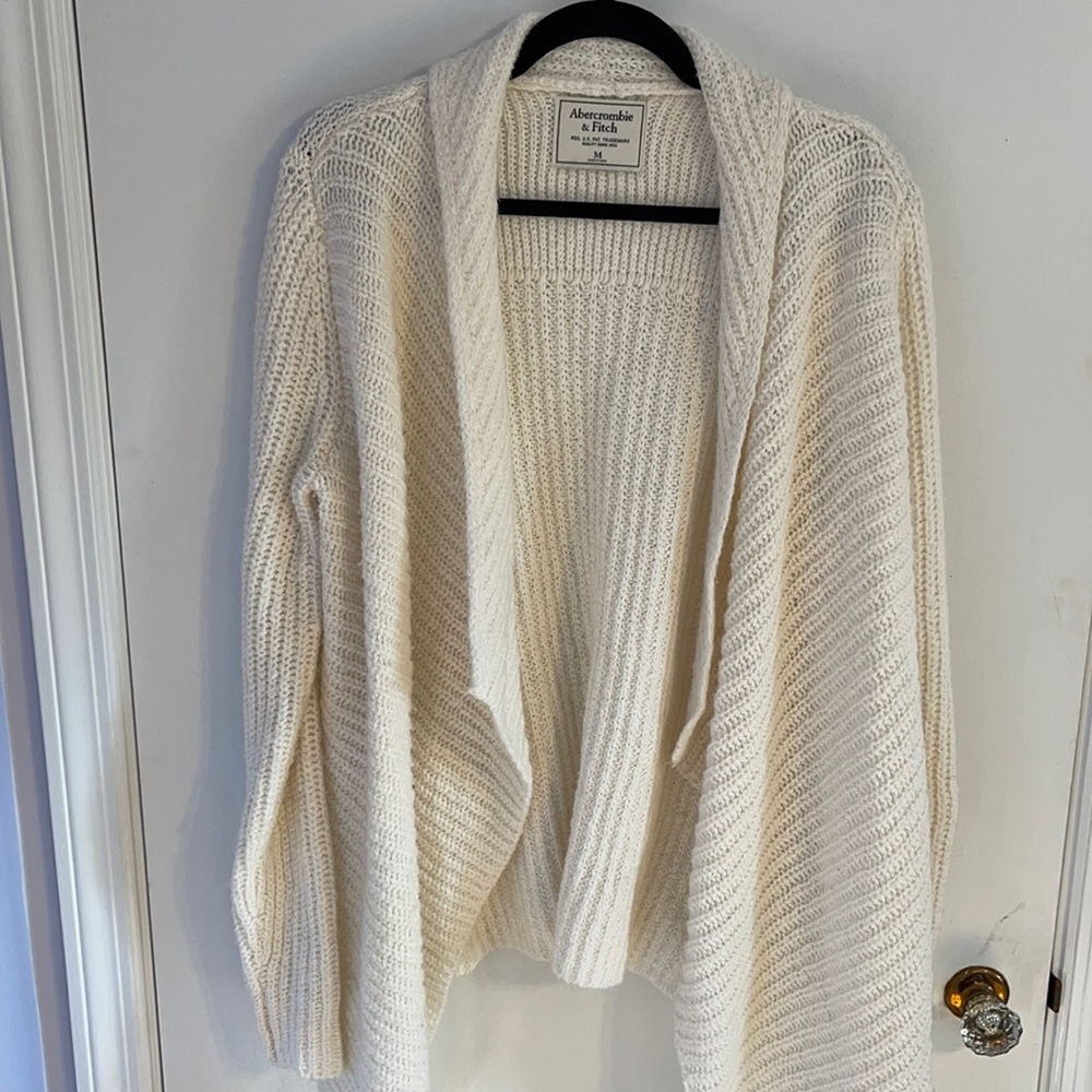 Abercrombie & Fitch Open Front Draped Cardigan Size Medium